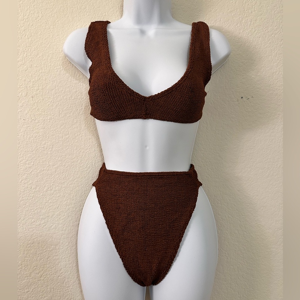 ASOS Knit Crinkle Bikini Set